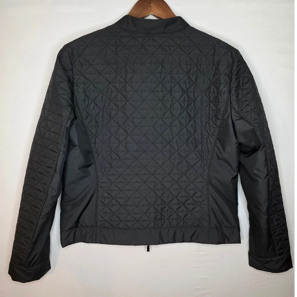 Lafayette‎ 148 New York Quilted Jacket M Black